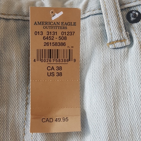 American Eagle Jean Shorts Size 38 NWT - Picture 4 of 4